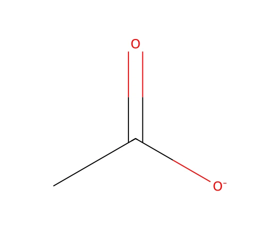 Produit : ion acétate