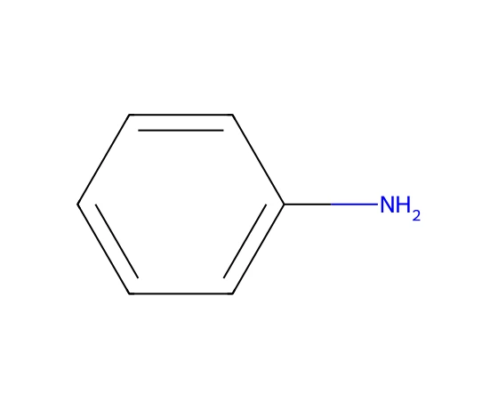 Aniline : le −NH₂ est un +M puissant, cycle très activé