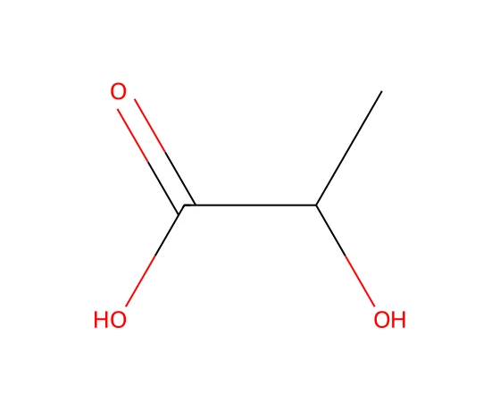 Acide lactique : un carbone asymétrique, deux énantiomères